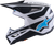 Sm3 Heat Helmet Silver/Blue/Black Matt Md