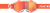 Fury Goggle Orange Orange Chrome Works