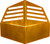 Hockey Mask Gold Dyna