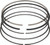 Vertex Piston 00-16 Suzuki DR-Z 400 400cc +4mm Big Bore Replacement Ring Set