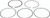 Vertex Piston 00-16 Suzuki DR-Z 400 400cc +4mm Big Bore Replacement Ring Set