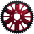 Stealth 51t Rear Sprocket Red Alum Car  Blk Steel Teeth