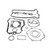 Vertex Gaskets 18-23 Yamaha YZ65 Complete Gasket Kit