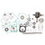 Vertex Kawasaki Complete Engine Rebuild Kit WR101-174