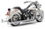 Bad Hombre True Dual Fishtails Chrome Softail 12 17