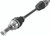 QuadBoss 15-16 Honda SXS500M2 Pioneer Front Left Side Rugged Axle