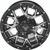 QuadBoss Barbwire 15X7 - 4+3 - 4/156 - Machined
