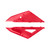Side Panels  Upper+Lower Crf Red/Black