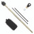 QuadBoss 2013 Polaris Brutus HD 900 Steering Rack Tie Rod Assembly Kit - Left Inner & Outer