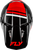 Kinetic Verdict Helmet Black/Red/White Sm