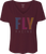 Women's Fly Like4like Tee Burgundy Md