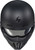 Covert X Open Face Helmet Matte Black Lg