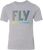 Youth Fly Flex Tee Light Grey Yl