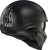 Covert X Open Face Helmet Tribe Matte Black/White Md
