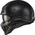 Covert X Open Face Helmet Tribe Matte Black/White Md