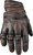 Speed and Strength Rust and Redemption Leather Gloves Brown - Medium