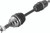 QuadBoss 01-04 Honda TRX500FA FourTrax Foreman Rubicon 4x4 AT (04) Front Right Side Rugged Axle