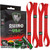 Rhino USA Soft Loops Motorcycle Tie-Down Set 4-Pack Red
