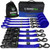 Rhino USA Heavy Duty Ratchet Tie-Down 4-Pack (Blue) 1.6In X 8Ft