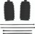 QuadBoss 17-19 Polaris ACE 500 Steering Rack Tie Rod Assembly Kit - Replacement Race Boot