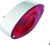 Bikers Choice Chrome Cat Eye Tail Lamp Assembly Red Lens Universal Custom