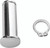Bikers Choice 99-Up Big Twin 98-03 XL Except 08 Up FLH FLT Chrome Brake Pivot Pin & Clip