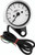 Bikers Choice 2.5 Inch Chrome Mini Tach Universal White Face 8000 RPM