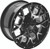 QuadBoss Barbwire 14X7 - 5+2 - 4/137 - Black Machined