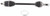 QuadBoss 11-15 Can-Am Commander 1000 Rear Left Replacement Axle