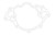 Cometic Ford 351W Windsor V8 .018in AFM Water Pump Gasket - SVO
