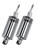 Bitubo HMG1 Twinshocks Adjustable: Spring Preload, Compression, Length, Black Spring HD015HMG12
