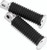 Bikers Choice Chrome Cap Rider Pegs Male Mount Style Replaces H-D 49117-77T