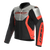 Dainese Racing 5 Leather Jacket Silver/Black/Red Fluorescent Size - 54