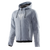 Dainese Bovisa Safety Hoodie Full Zip Grey-Melange/Black Size - 64