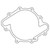Cometic Oldsmobile Gen-2 Rocket V8 .031in Fiber Water Pump Gasket - 1964-1990