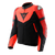 Dainese Iperattiva Leather-Tex Jacket Red Fluorescent/Black Size - 62