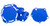 Acerbis 21-22 Fantic XEF 45/ 18-22 Yamaha YZ450F/ YZ450FX X-Power Kit - YZ Blue
