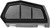 Kuryakyn Enygma Passenger Boards - Goss  Black