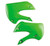 Acerbis 03-09 Kawasaki/Suzuki KLX110/DRZ110/ 00-24 RM/KX65 Radiator Shroud - Green