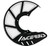 Acerbis X-Brake Disc Cover Vented - Black/White