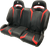 Le Bench Suspension Seats Red