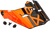 Visor W/Screws Mega Mx 46 Black/Orange/Silver Md 2x Visor W/Screws Mega Mx 46 Black/Orange/Silver Md 2x