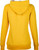 Women's Fly Corporate Zip Up Hoodie Mustard Lg