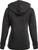 Women's Fly Corporate Zip Up Hoodie Black 2x