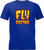 Youth Fly Fire Tee Royal Blue Yl