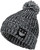 Fly Pom Beanie Black/White