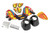 FMF Racing CRF250R 18-21/ CRF450R 17-20 Dual Fact 4.1 Carbon Replacement Endcaps (2 Piece Kit)