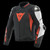 Dainese Super Speed 4 Perforated Leather Jacket Matte Black/White/Fluorescent Red Size - 58