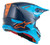 S.Tech S M10 Meta Helmet Black/Aqua/Orange Lg
