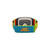 Lucid Goggle Flo Yel/Fire/Cyan W/Red Mirror Lucid Goggle Flo Yel/Fire/Cyan W/Red Mirror